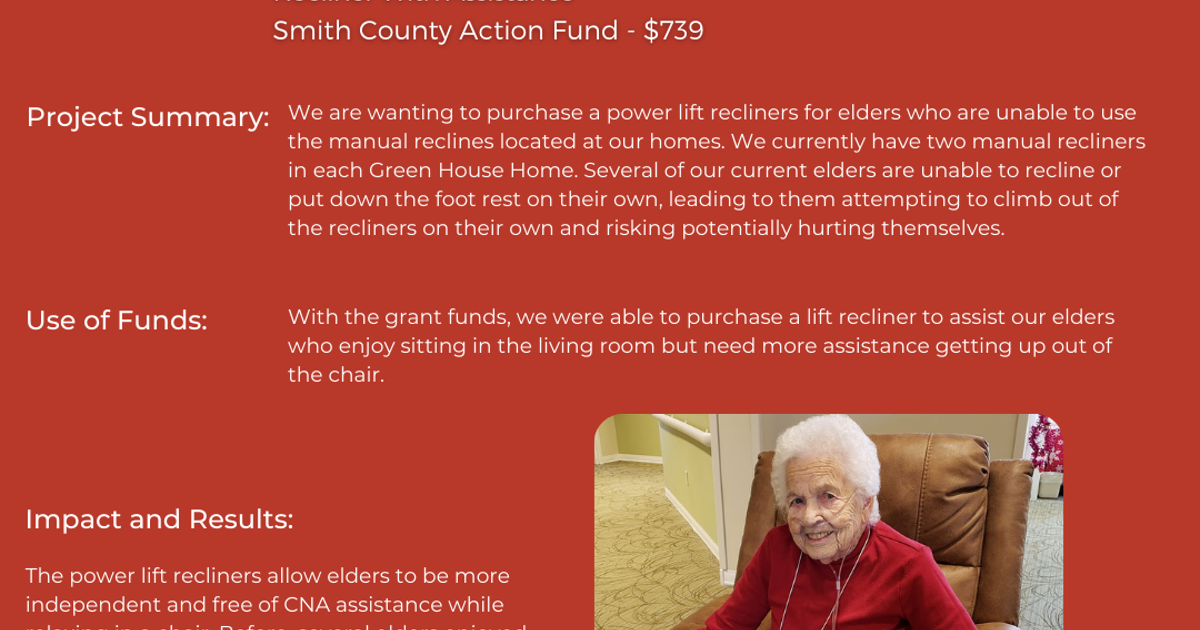 Sunporch Of Smith County Chair Lift